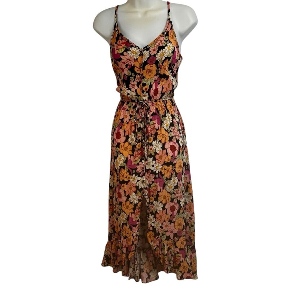 Floral Sleeveless Maxi Dress